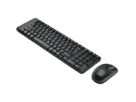 Logitech   Combo Wireless Keyboard and Mouse   MK220   Keyboard and Mouse   Wireless   Mouse included   US   Black   N/A