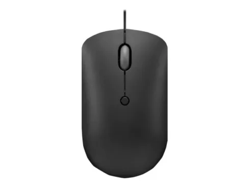 Lenovo   Compact Mouse   400   Wired   USB-C   Raven black