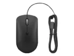 Lenovo   Compact Mouse   400   Wired   USB-C   Raven black