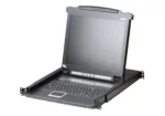 Aten   Single Rail LCD Console (PS/2-USB, VGA)   CL1000N