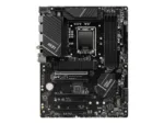 MSI   PRO B760-P WIFI DDR4   Processor family Intel   Processor socket LGA1700   DDR4   Supported hard disk drive interfaces SATA, M.2   Number of SATA connectors 4