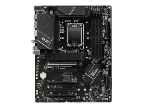 MSI   PRO B760-P WIFI DDR4   Processor family Intel   Processor socket LGA1700   DDR4   Supported hard disk drive interfaces SATA, M.2   Number of SATA connectors 4