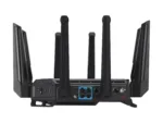 Quad-band Gaming Router (EU+UK)   ROG Rapture GT-BE98   802.11ax   10/100/1000 Mbit/s   Ethernet LAN (RJ-45) ports 1   Mesh Support Yes   MU-MiMO Yes   5G   Antenna type External   1 x USB 3.2 Gen1, 1 x USB 2.0