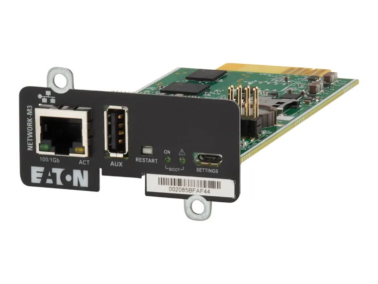 Eaton Cybersecure Gigabit NETWORK-M3 Card for UPS and PDU Network-M3 ...