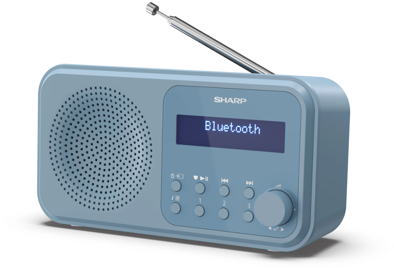 417868-dr-p420-bl-4974019204420-0.webp Sharp Tokyo Digital Radio DR-P420(BL) Bluetooth Blue Portable Wireless connection
