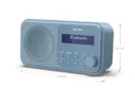 Sharp   Tokyo Digital Radio   DR-P420(BL)   Bluetooth   Blue   Portable   Wireless connection