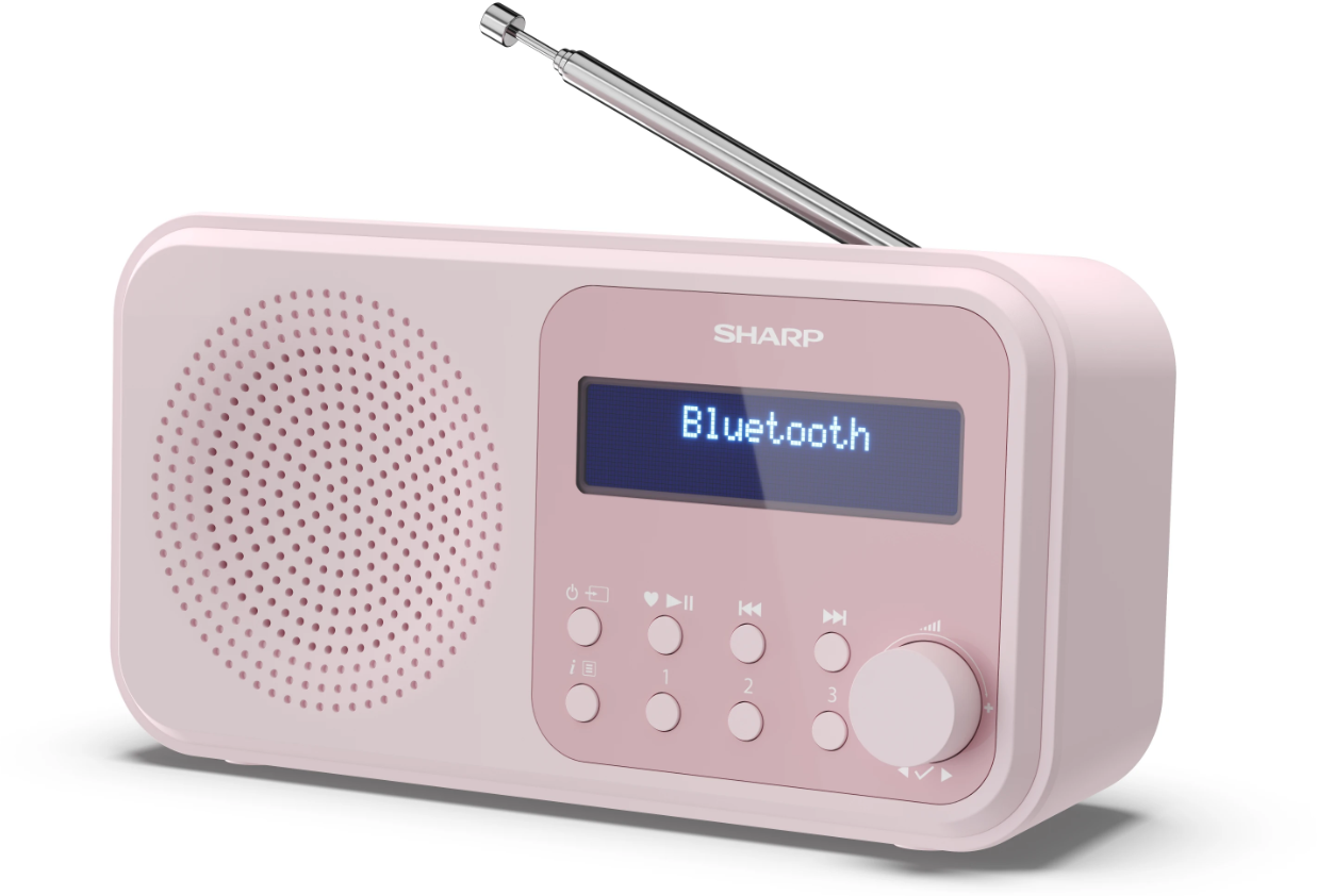 417869-dr-p420-pk-4974019204529-0.webp Sharp Tokyo Digital Radio DR-P420(PK) Bluetooth Pink Portable Wireless connection