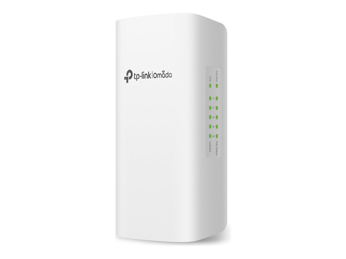 418403-sg2005p-pd-4897098689486-0.webp TP-LINK 5-Port Gigabit Smart Switch with 1-Port PoE++ In and 4-Port PoE+ Out SG2005P-PD Omada Managed L2+ Desktop
