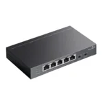 TP-LINK   5-Port Gigabit Desktop Switch with 4-Port PoE   TL-SG1005P-PD   Unmanaged   Desktop/Wall mountable