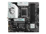 MSI   B760M GAMING PLUS WIFI   Processor family Intel   Processor socket LGA1700   DDR5   Supported hard disk drive interfaces SATA, M.2   Number of SATA connectors 4