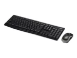 Logitech MK270   Keyboard and Mouse Set   Wireless   US   Black