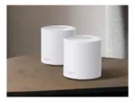 AX1500 Whole Home Mesh Wi-Fi 6 System   Deco X10 (2-pack)   802.11ax   10/100/1000 Mbit/s   Ethernet LAN (RJ-45) ports 1   Mesh Support Yes   MU-MiMO Yes   No mobile broadband   Antenna type Internal