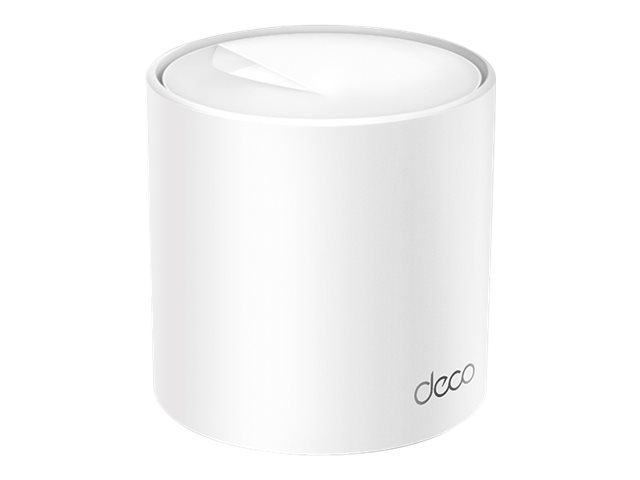 420365-deco-x10-1-pack-4895252503197-0.webp AX1500 Whole Home Mesh Wi-Fi 6 System Deco X10 (1-pack) 802.11ax 1201 Mbit/s Ethernet LAN (RJ-45) ports 1 Mesh Support Yes MU-MiMO Yes No mobile broadband Antenna type Internal