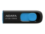 ADATA UV128 USB atmintinė 256 GB, USB 3.2 Gen1, juoda/mėlyna