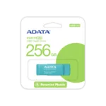 ADATA   USB Flash Drive   UC310 ECO   256 GB   USB 3.2 Gen1   Green