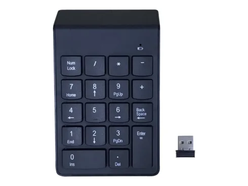Gembird   Numeric keypad   KPD-W-02   Numeric keypad   Wireless   N/A   Black