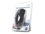 Pelė Gembird Silent Optical Mouse, USB-C jungtis, juoda spalva, iš arti