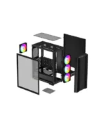 Deepcool   CC560 ARGB V2   Black   Mid Tower   ATX PS2