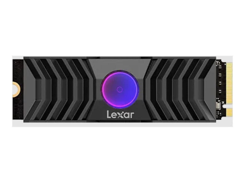 421088-lnm1090001t-rnang-843367134342-0.webp Lexar SSD Lexar NM1090 1000 GB SSD form factor M.2 2280 Solid-state drive interface PCIe Gen5x4 Read speed 11500 MB/s Write speed 9000 MB/s