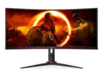 AOC   Gaming Monitor   CU34G2XP/BK   34 ”   VA   21:9   180 Hz   1 ms   3440 x 1440 pixels   HDMI ports quantity 2   Black