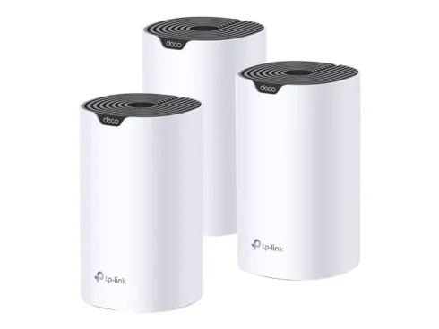 AC1900 Whole Home Mesh Wi-Fi System   Deco S7 (3-pack)   802.11ac   10/100/1000 Mbit/s   Ethernet LAN (RJ-45) ports 1   Mesh Support Yes   MU-MiMO Yes   No mobile broadband   Antenna type Internal
