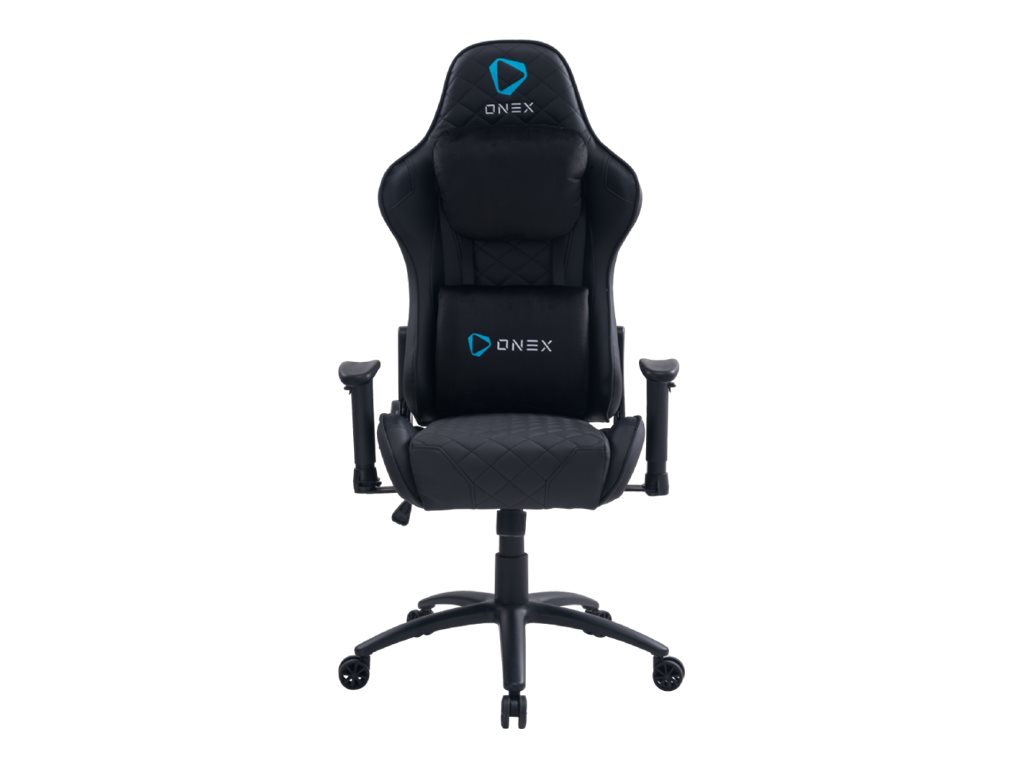 421714-onex-gx330-b-677222945381-0.webp Onex PVC; Nylon caster; Metal Onex Gaming chairs GX330 Series Black