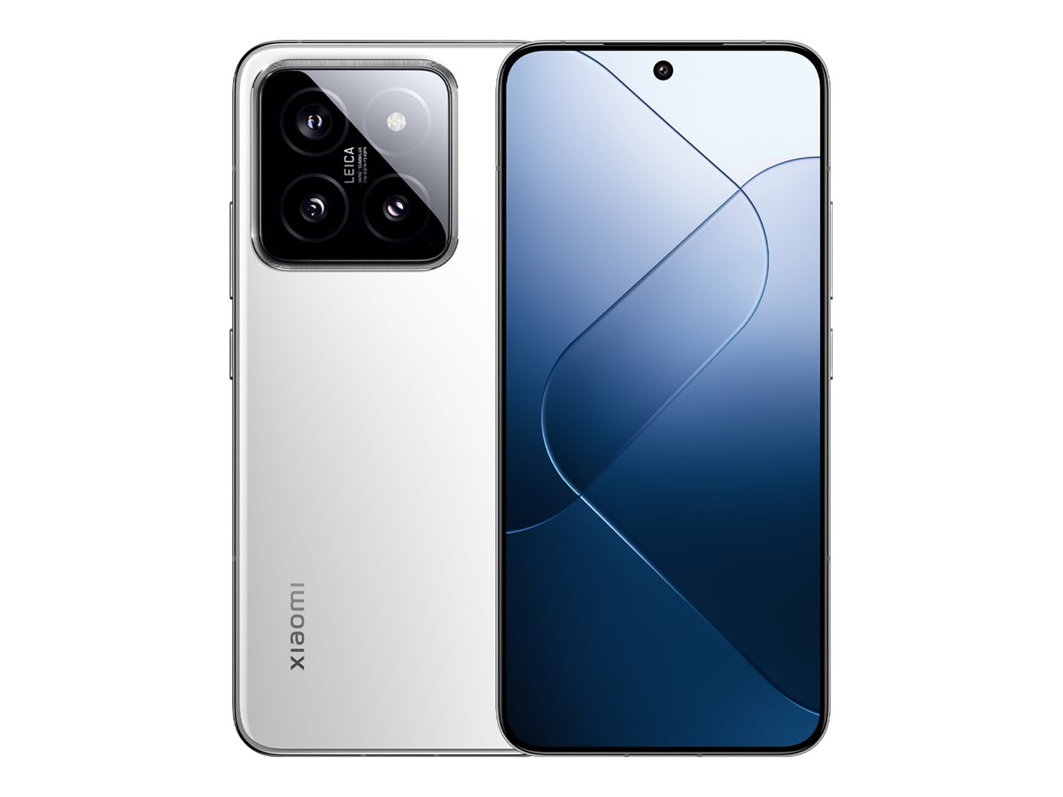 421959-53017-6941812760352-0.webp Xiaomi 14 White 6.36 ” LTPO OLED 1200 x 2670 pixels Qualcomm Internal RAM 12 GB 512 GB Dual SIM 4G 5G Main camera resolution 50+50+50 MP Secondary camera resolution 32 MP Android 14