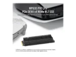 Corsair   SSD   MP600 PRO LPX   2000 GB   SSD form factor M.2 2280   Solid-state drive interface PCIe NVMe Gen 4.0 x 4   Read speed 7100 MB/s   Write speed 6800 MB/s