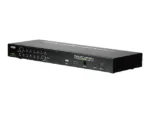 Aten   1-Local/Remote Shared Access 16-Port PS/2-USB VGA KVM Over IP Switch   CS1716I-AT-G   1 x SPHD Male (Yellow), 16 x SPHD Female (Yellow), 1 x DB-25 Male, 1 x DC Jack, 1 x RJ-45 Female, 1 x RJ-11, 1 x USB Type A Female