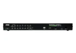 Aten   1-Local/Remote Shared Access 16-Port PS/2-USB VGA KVM Over IP Switch   CS1716I-AT-G   1 x SPHD Male (Yellow), 16 x SPHD Female (Yellow), 1 x DB-25 Male, 1 x DC Jack, 1 x RJ-45 Female, 1 x RJ-11, 1 x USB Type A Female