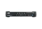 Aten   4-Port USB3.0 4K DisplayPort KVMP Switch with Built-in MST Hub   CS1924M