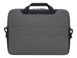 Targus   TBT92602GL   Cypress Briefcase with EcoSmart   Fits up to size 15.6 ”   Briefcase   Grey   Shoulder strap
