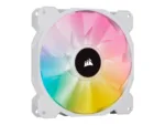 Corsair   140mm White PWM Fan, Dual Fan Kit with Lighting Node CORE   iCUE SP140 RGB ELITE Performance   Case Fan