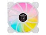 Corsair   140mm White PWM Fan, Dual Fan Kit with Lighting Node CORE   iCUE SP140 RGB ELITE Performance   Case Fan