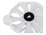 Corsair   140mm White PWM Fan, Dual Fan Kit with Lighting Node CORE   iCUE SP140 RGB ELITE Performance   Case Fan
