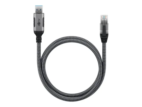 Goobay   USB-A 3.0 to RJ45 Ethernet Cable, 1 m   70299