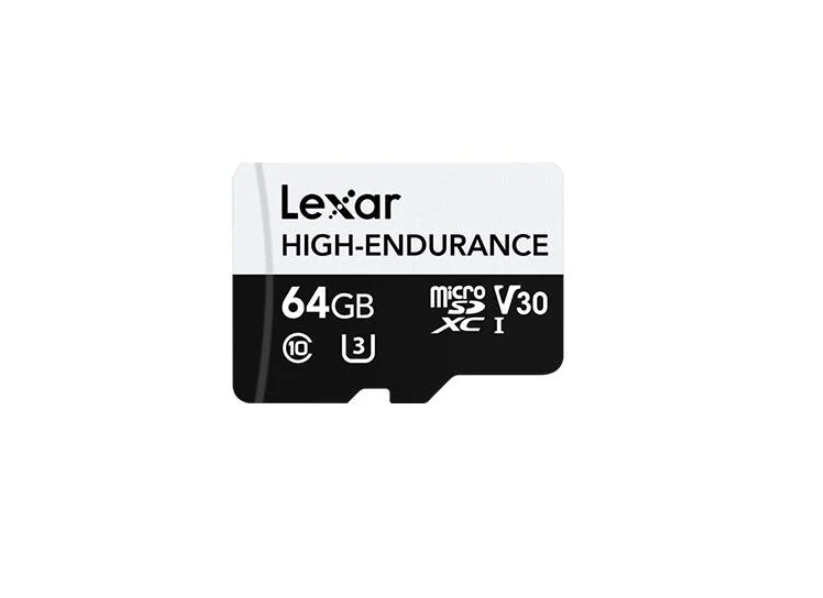 424233-lmshged064g-bcnng-843367128983-0.webp Lexar High-Endurance 64 GB microSDHC atminties kortelė, UHS-I klasė