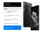 OnePlus   12   Silky Black   6.82 ”   LTPO AMOLED   1440 x 3168 pixels   Qualcomm SM8650-AB   Snapdragon 8 Gen 3 (4 nm)   Internal RAM 12 GB   256 GB   Dual SIM   Nano-SIM   4G   5G   Main camera resolution 50+64+48 MP   Secondary camera resolution 32 MP   Android   14   5400 mAh
