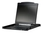 Aten Lightweight PS/2-USB VGA 19″ LCD Console with USB Peripheral   CL3000N   1280 x 1024 at 75Hz