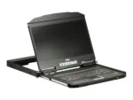 Aten 1U Ultra Short Depth Single Rail WideScreen LCD Console (USB / HDMI)   CL3700NW   1920 x 1080 at 60Hz