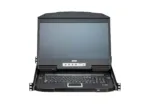 Aten CL3884NW-ATA-AG 4-Port USB HDMI Multi-View Dual Rail WideScreen LCD KVM Switch   Aten 4-Port USB HDMI Multi-View Dual Rail WideScreen LCD KVM Switch   CL3884NW