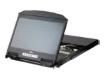 Aten CL3884NW-ATA-AG 4-Port USB HDMI Multi-View Dual Rail WideScreen LCD KVM Switch   Aten 4-Port USB HDMI Multi-View Dual Rail WideScreen LCD KVM Switch   CL3884NW