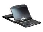 Aten CL3884NW-ATA-AG 4-Port USB HDMI Multi-View Dual Rail WideScreen LCD KVM Switch   Aten 4-Port USB HDMI Multi-View Dual Rail WideScreen LCD KVM Switch   CL3884NW