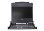 Aten 16P PS/2-USB VGA LCD KVM SW. W/US KB   CL5716FM   17″
