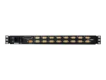 Aten 16P PS/2-USB VGA LCD KVM SW. W/US KB   CL5716FM   17″