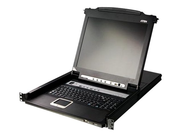 424896-cl5716n-ata-ag-4719264642494-0.webp Aten 16-Port PS/2-USB VGA 19″ LCD KVM Switch with Daisy-Chain Port and USB Peripheral Support CL5716N