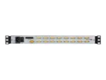 Aten 16-Port PS/2-USB VGA Dual Rail 19″ LCD KVM Switch with Daisy-Chain Port and USB Peripheral Support   CL5816N