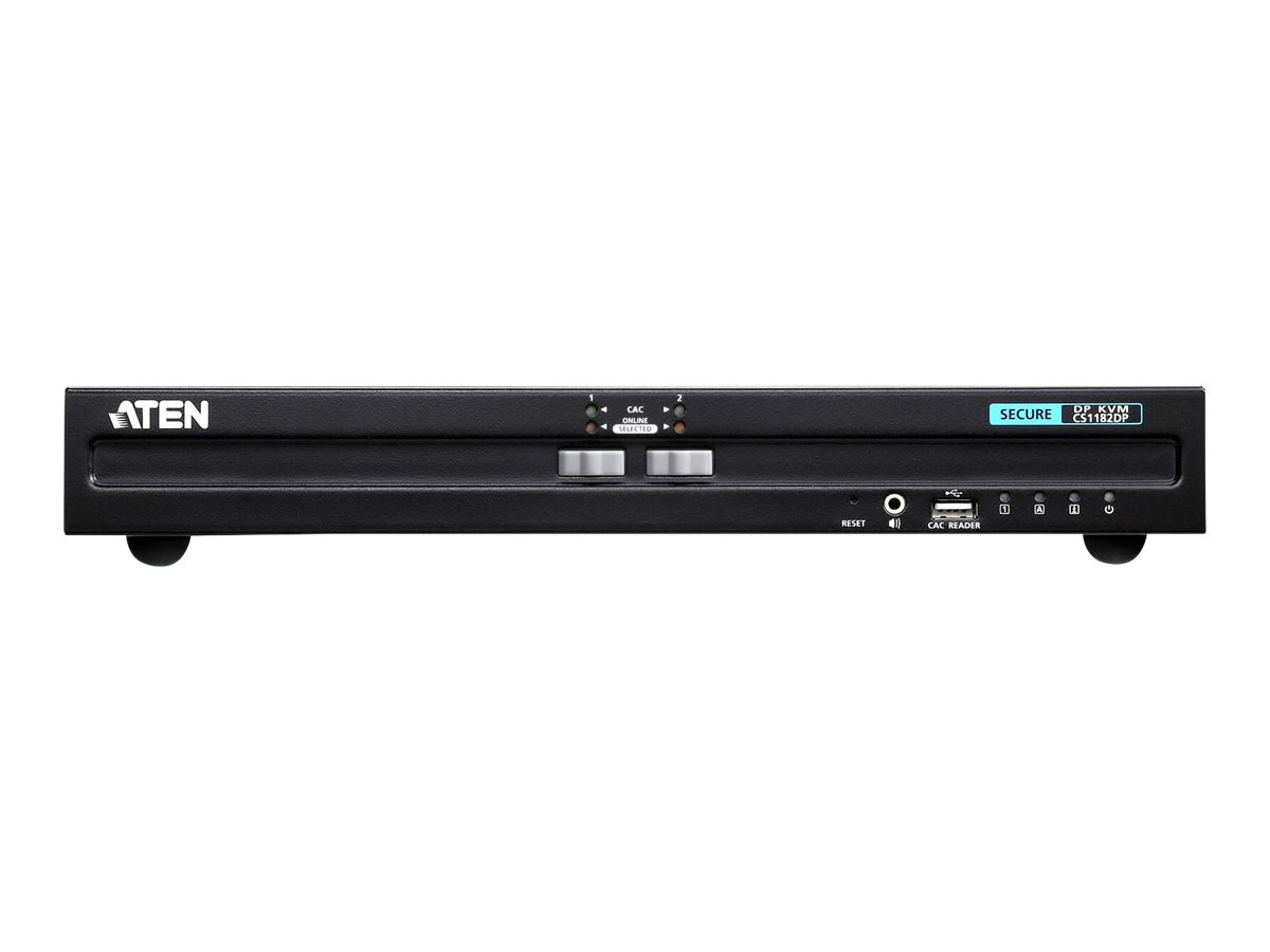 424917-cs1182dp-at-g-4719264646553-0.webp Aten 2-Port USB DisplayPort Secure KVM Switch (PSS PP v3.0 Compliant) CS1182DP