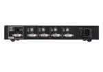 Aten 4P USB DVI Single Display PP4 Secure KVM   CS1184D4