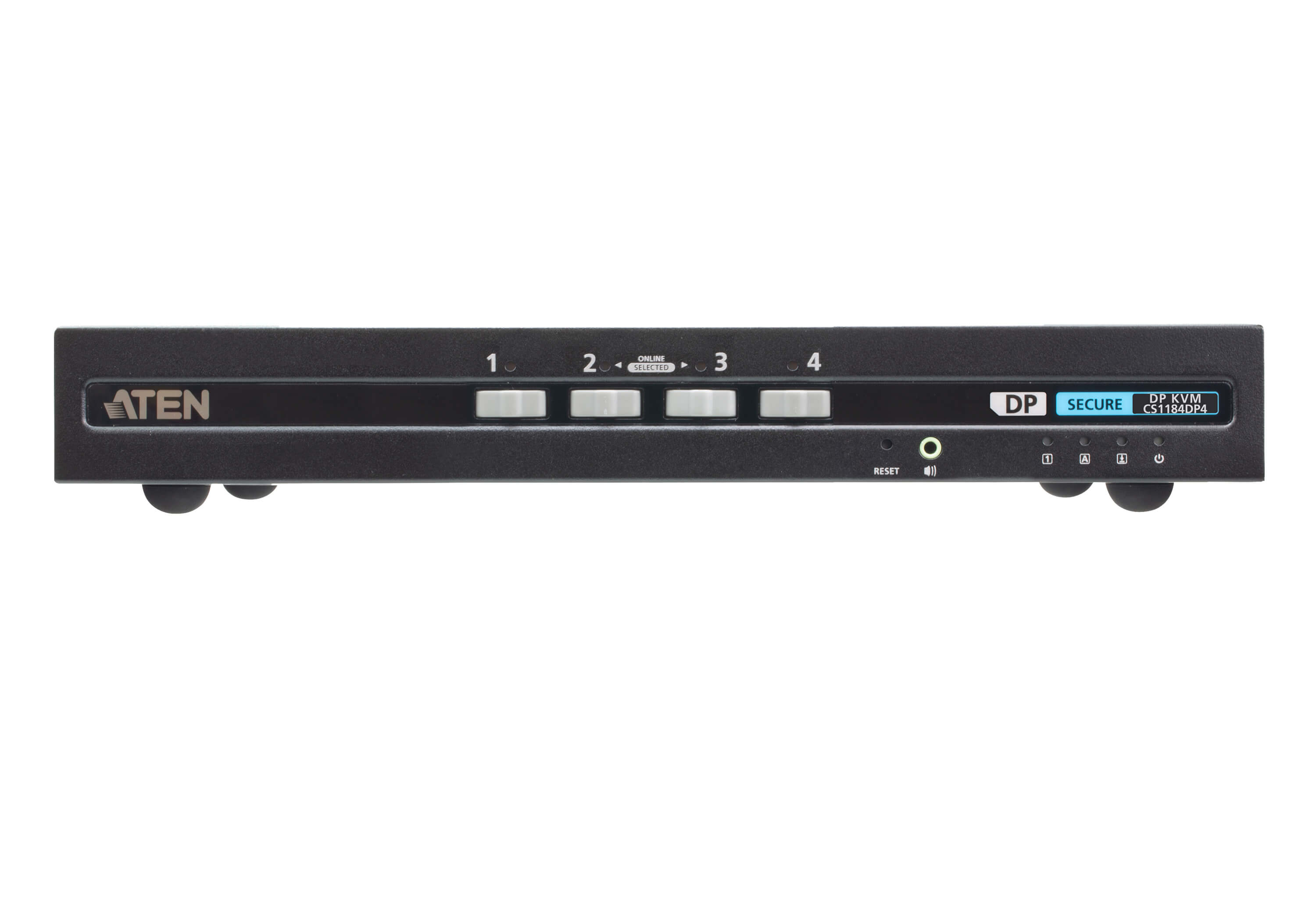 424922-cs1184dp4-at-g-4710469341373-0.webp Aten 4P USB DP Single Display PP4 Secure KVM CS1184DP4